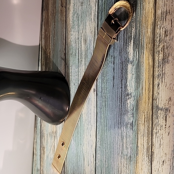 Goldtone Buckle Bracelet - Picture 5 of 7